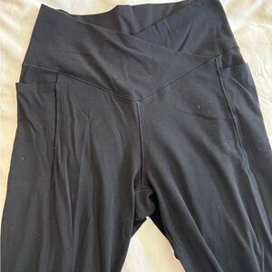Aerie crossover leggings with pockets